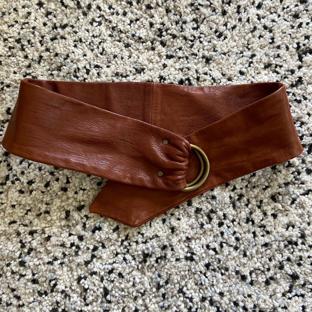 Mike & Chris Wide Leather Belt